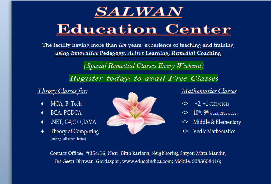 R D Salwan Academy