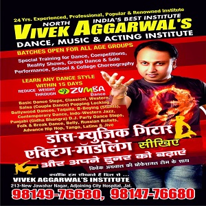 Vivek Aggarwal Dance Music Acting Fitness Modeling