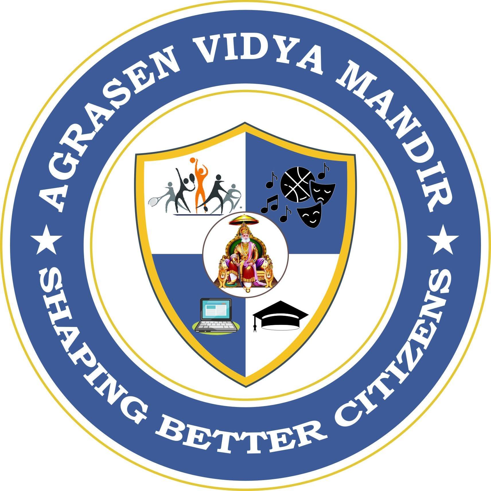 Agrasen Vidya Mandir logo