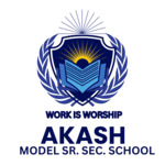 Akash Model Senior Secondary School logo