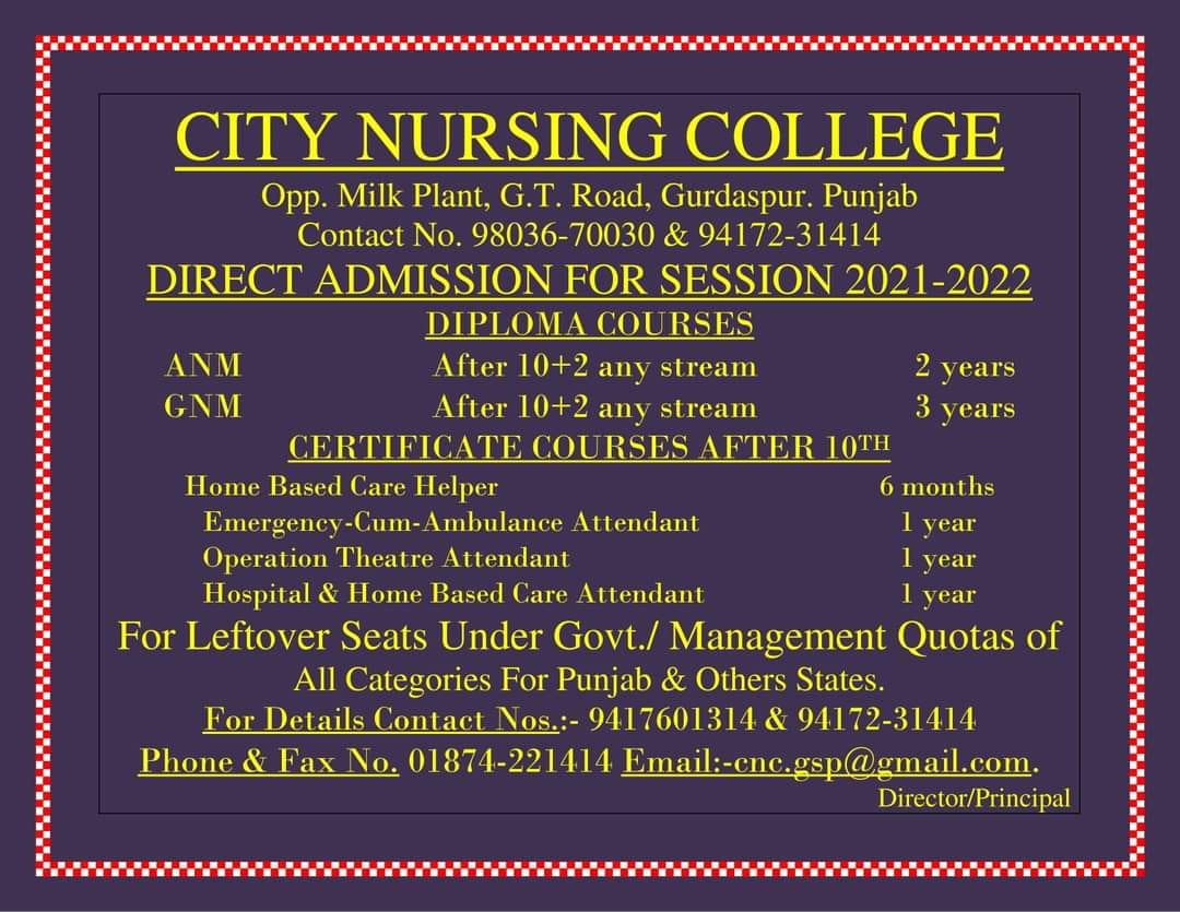 City Nursing College logo