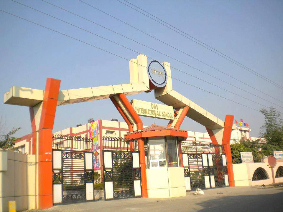 DAV International School logo