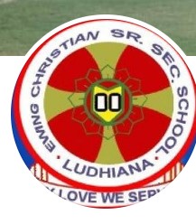 Ewing Christian Sen. Sec. School logo
