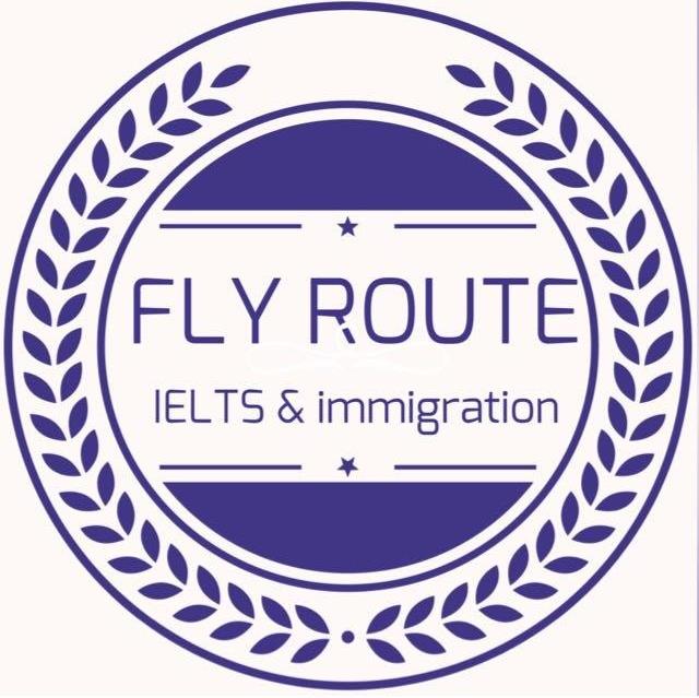 FLY ROUTE IELTS & IMMIGRATION logo