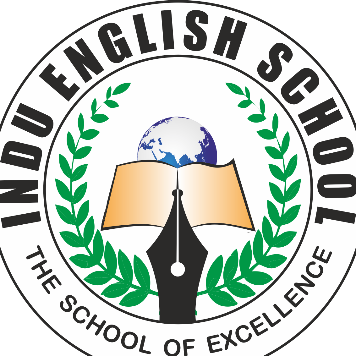 Indu English School logo