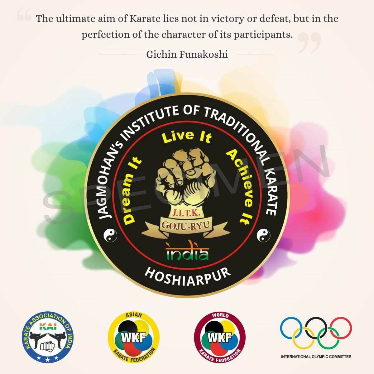 Jagmohan\'s Institute Of Traditional Karate (JITK) logo