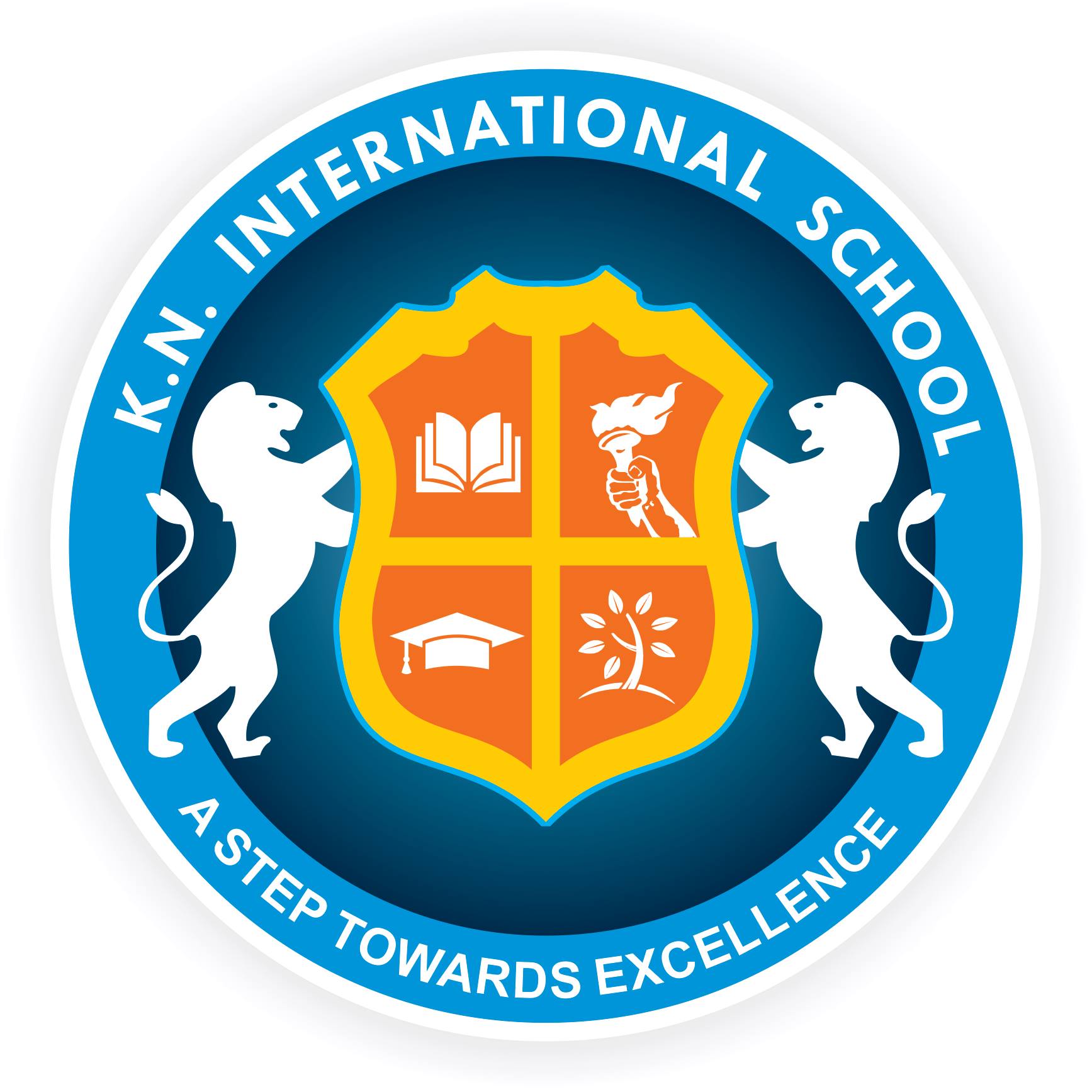 K.N. International School logo