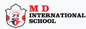 M D International School logo