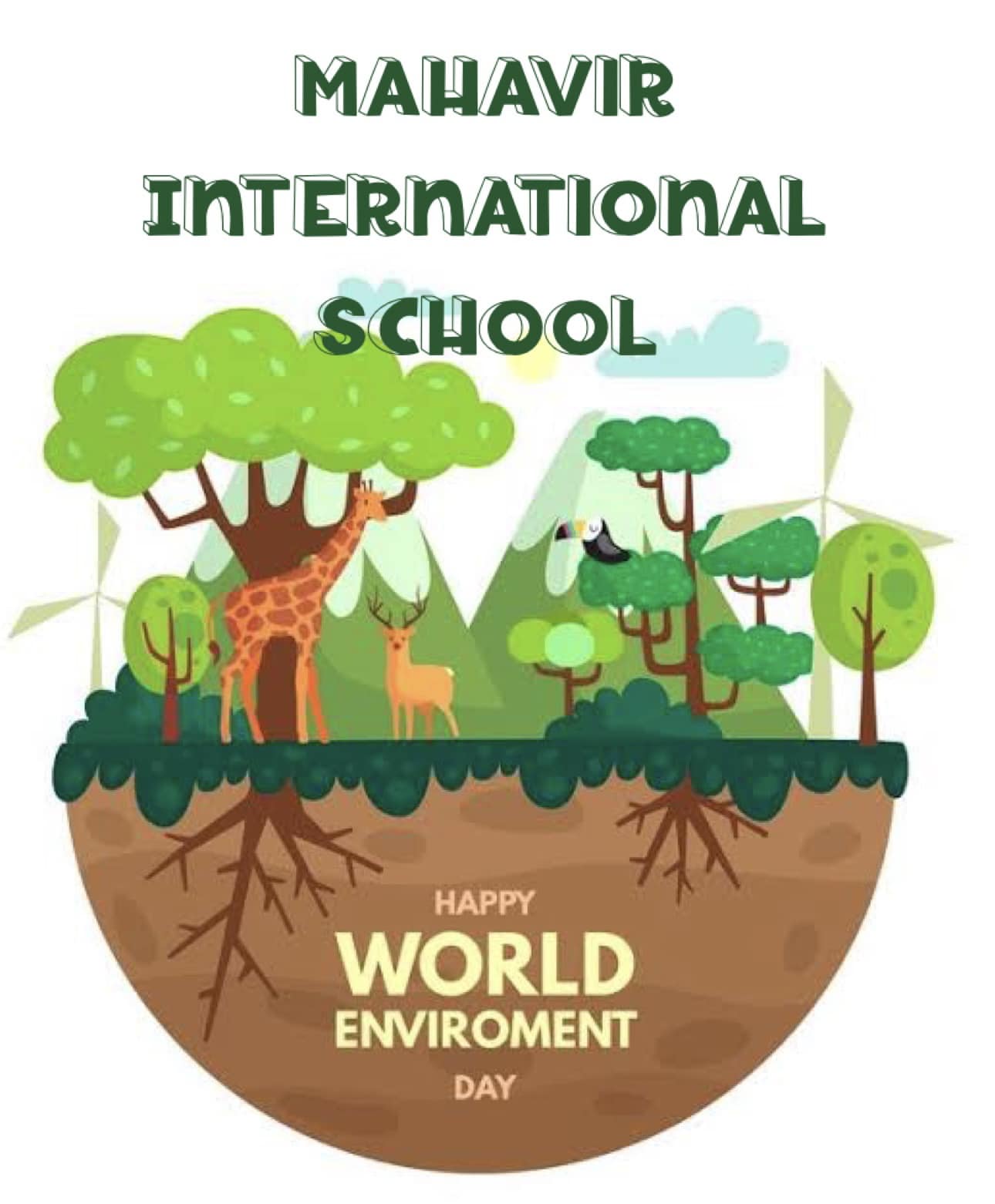 Mahavir International School logo