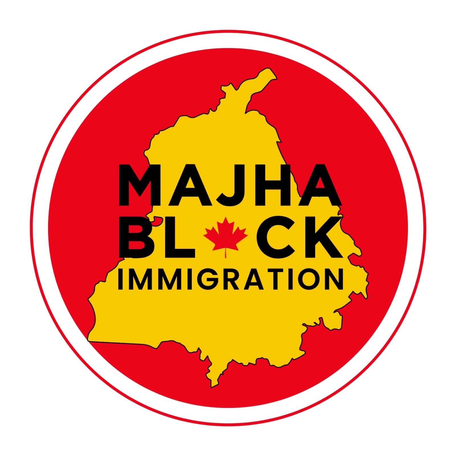 Majha Block Immigration logo