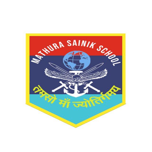 Mathura Sainik School logo