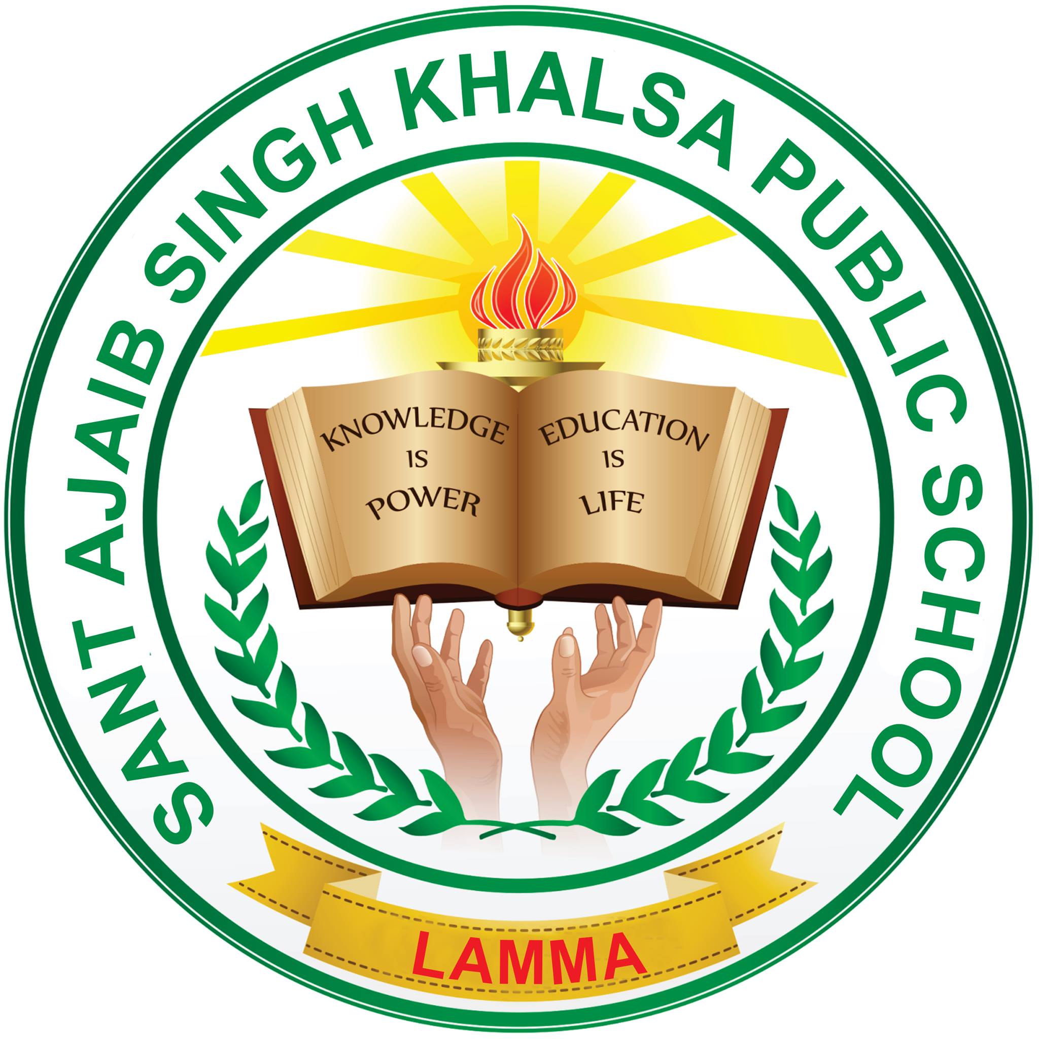 Sant Ajaib Singh Khalsa Public School logo