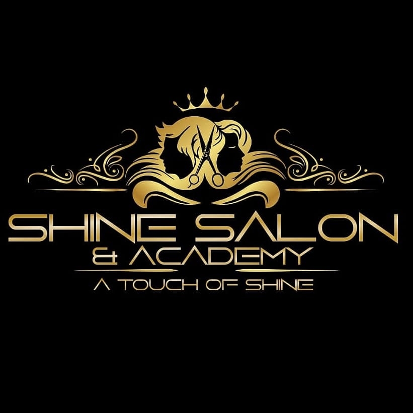 SHINE SALON AND ACADEMY logo